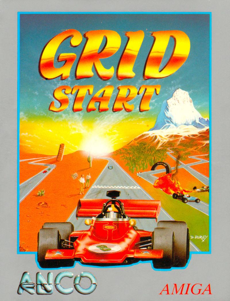 Grid Start box art for Amiga